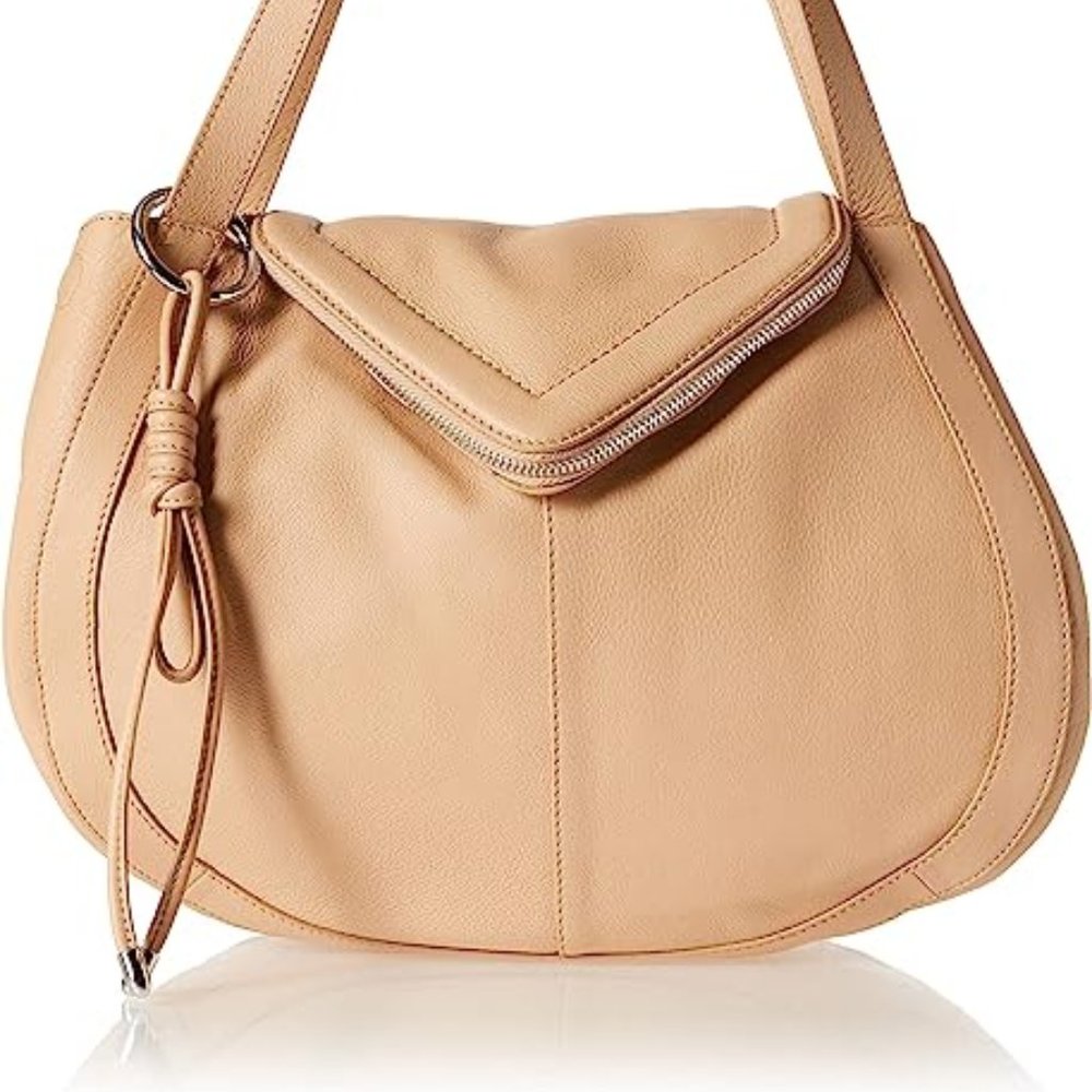 NEW Vince Camuto Lenka Tote Genuine Leather Tote Purse Handbag Bag NWT Sandstone